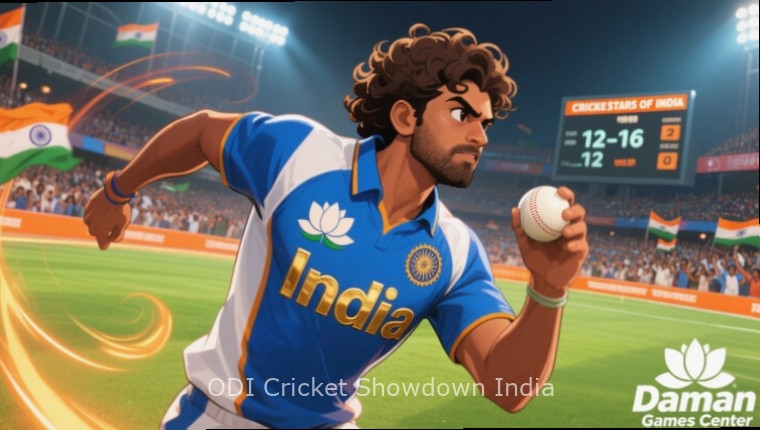 ODI Cricket Showdown India - Batting Tips ODI Cricket Showdown India batting tips illustration